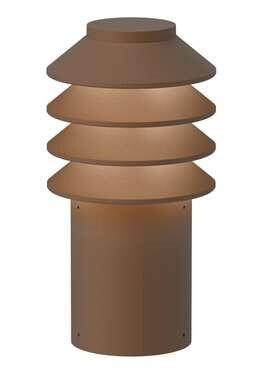 Louis Poulsen Bysted Garden Short LED 2700K m/anker Corten