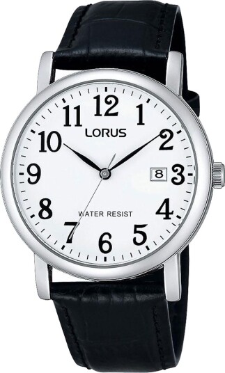 Lorus Lorus Herreklokke med sort skinnrem