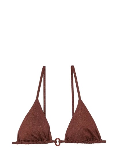 Etam Celestia   Wireless Triangle Bra   Brown   XL