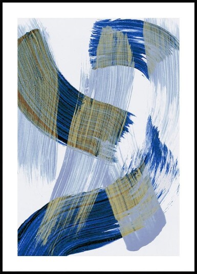 Abstract Brush Strokes 13 Plakat Plakat / 21x30cm Abstract Brush Strokes 13 Plakat Plakat / 21x30cm