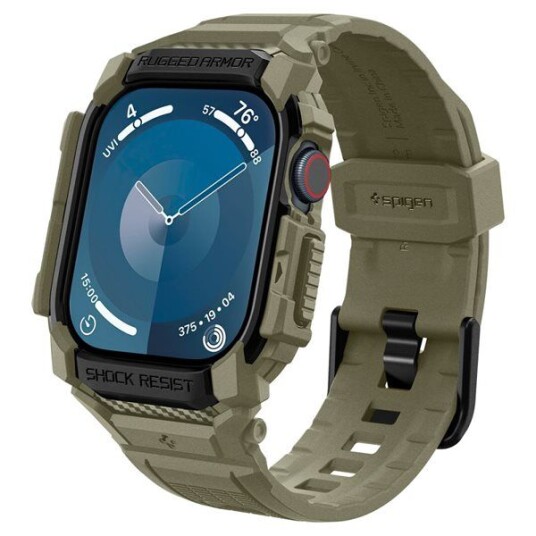 Spigen Rugged Armor Pro - vintage khaki - Apple Watch 11/10 46mm Spigen Rugged Armor Pro - vintage khaki - Apple Watch 11/10 46mm