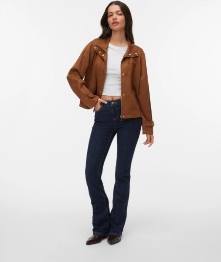 Vero Moda Vmjosemaja Short Jacket Brown L