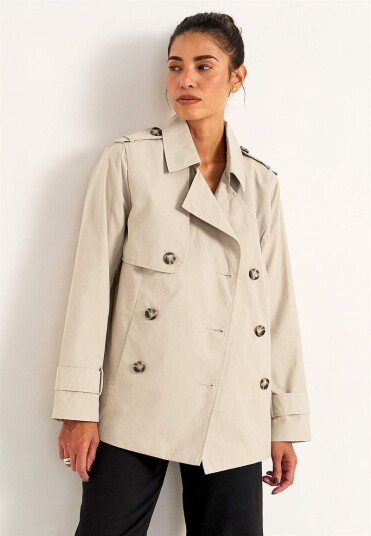 Cellbes Of Sweden Dobbelbryst kort trenchcoat Cellbes Of Sweden Dobbelbryst kort trenchcoat