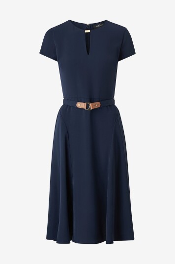 Lauren Ralph Lauren   Kjole Silky Ggt 154 dress   Blå