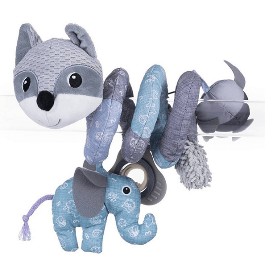 Balibazoo Fox aktivitets Spiral leke Grey Balibazoo Fox aktivitets Spiral leke Grey