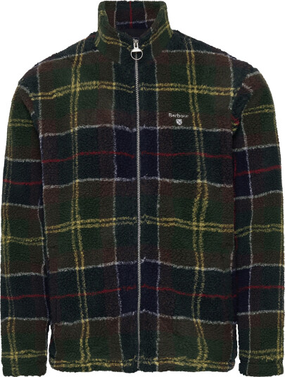 Barbour Barbour Tartan Fleece Zip Through Sweatshirt Green XL