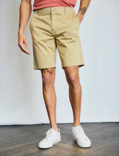 Bruun & Stengade Bs Gerhard Regular Fit Shorts - Beige - 30 Bruun & Stengade Bs Gerhard Regular Fit Shorts - Beige - 30