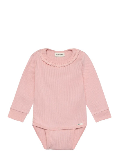 Minymo Body Ls Rib Pink 92 Minymo Body Ls Rib Pink 92