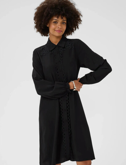 Culture Cuamanda Asmine Dress - Black - S
