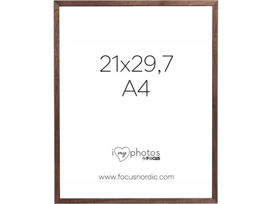 Fotoramme Focus Soul Valnøtt Kryssfiner 21X29,7 A4 Fotoramme Focus Soul Valnøtt Kryssfiner 21X29,7 A4