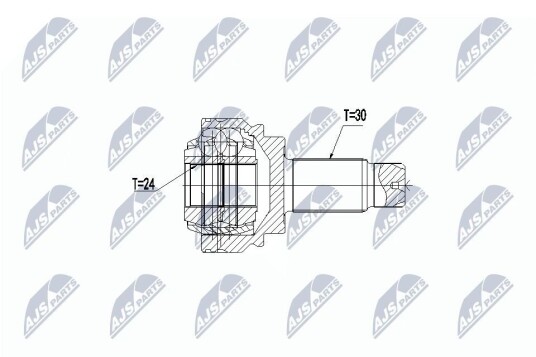 Nty Drivknute drivaksel NTY NPZ BM 012