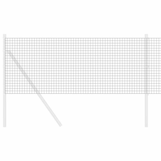 Sveiset gjerde Grå 0.6x25 m Stål