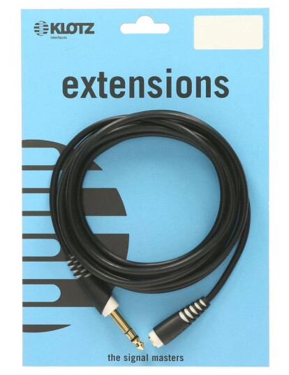 Klotz As-Ex6 Extension Jack-M - Mini Jack-F 6m
