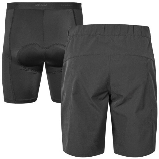 GripGrab Flow 2 i 1 Tekniske Sykkelshorts Herre Sort GripGrab Flow 2 i 1 Tekniske Sykkelshorts Herre Sort