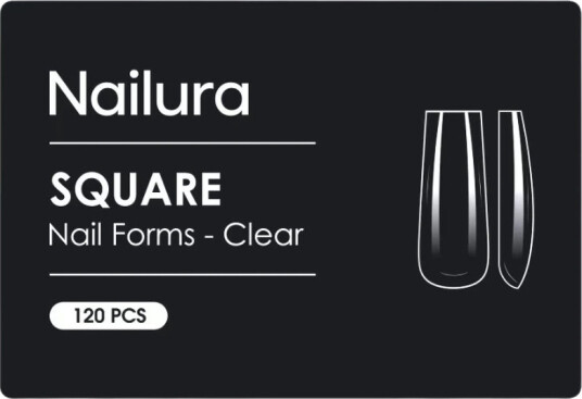 Nailura Nail Tips 120 pieces Square