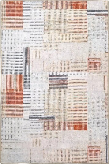 Flatvevd teppe Calla rød Størrelse: 150 x 230 cm