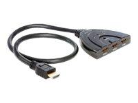 Delock HDMI 3 - 1 Switch bidirectional - video/lyd-splitter Delock HDMI 3 - 1 Switch bidirectional - video/lyd-splitter