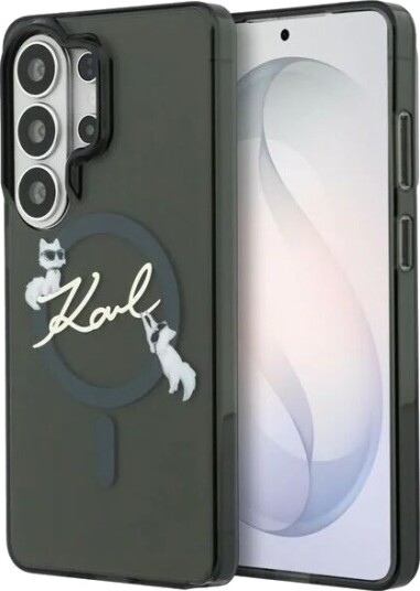 Karl Lagerfeld IML KC Script MagSafe Case for Samsung Galaxy S26 Ultra - Black
