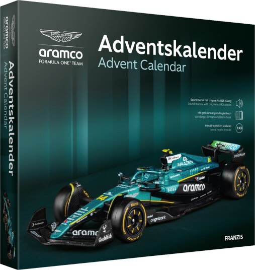 Franzis Aston Martin Aramco F1 Adventskalender