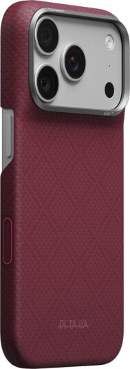 PITAKA Edge Case Argyle - Burgundy - iPhone 18 Pro/17 Pro PITAKA Edge Case Argyle - Burgundy - iPhone 18 Pro/17 Pro