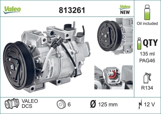AC kompressor VALEO 813261 AC kompressor VALEO 813261
