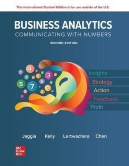 Business Analytics Ise Av Sanjiv Jaggia, Alison Kelly, Kevin Lertwachara, Leida Chen