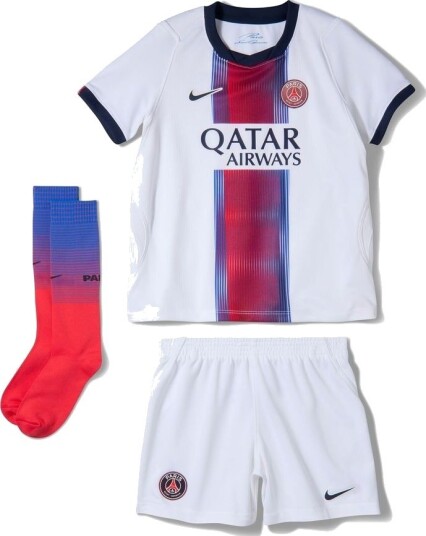 Paris Saint Germain Bortedrakt 2026/27 Mini kit Barn   Nike størrelse XS: 96 104 cm