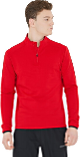 Endurance Toko Half Zip Løpetrøye Herre Rød S