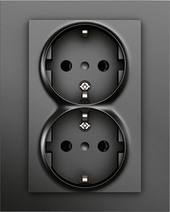 Elko Plus Dobbel Rehabstikk Innfelt Jord Sort