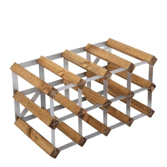 The Swedish Wine Rack Factory - Vinstativ 12 flasker montert lys eik The Swedish Wine Rack Factory - Vinstativ 12 flasker montert lys eik
