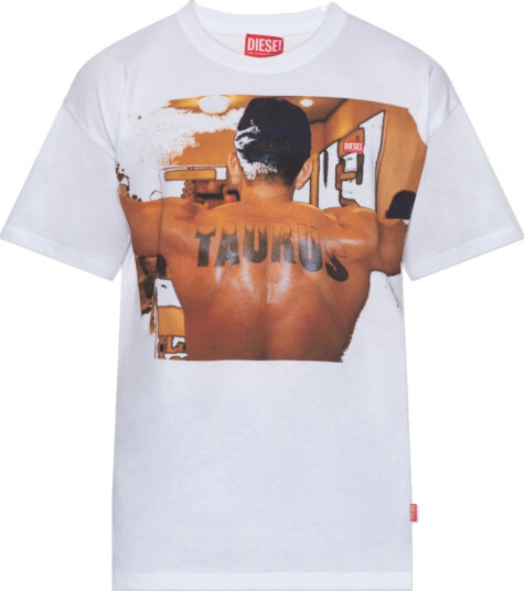 Diesel unisex Topper Hvit M, Diesel unisex Topper Hvit M,