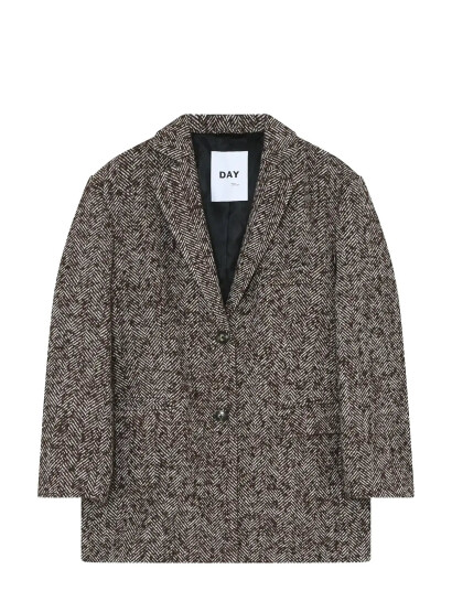 Day Birger et Mikkelsen Martha - Heavy Slub Wool - Brown - 38