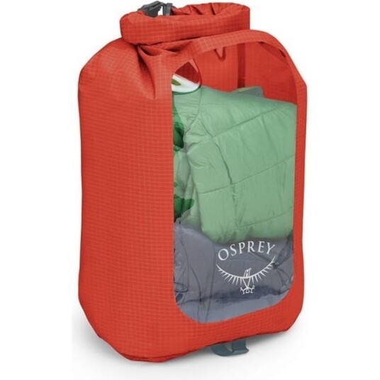 Osprey DrySack 12L w/Window Mars Orange Osprey DrySack 12L w/Window Mars Orange