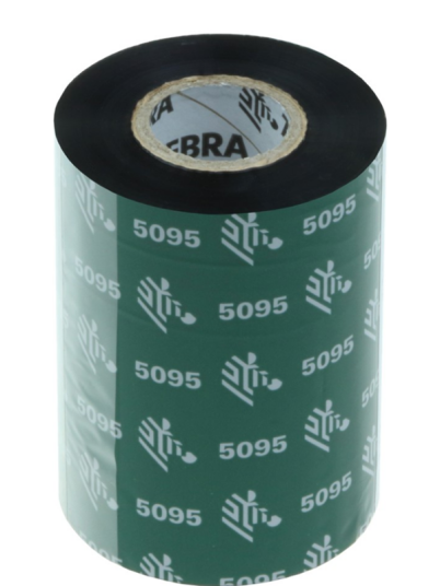 Zebra 05095GS11007 / Ribbon 5095 Resin 110 MM 12-Pack - Fargebånd refill (termisk overføring) Svart Zebra 05095GS11007 / Ribbon 5095 Resin 110 MM 12-Pack - Fargebånd refill (termisk overføring) Svart