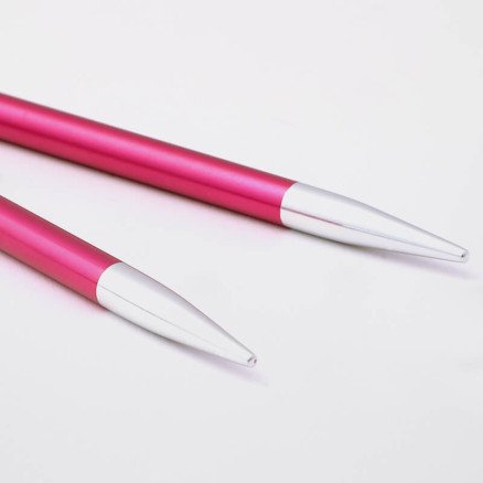 KnitPro SmartStix Korte Utskiftbare Rundpinner Aluminium 9cm 5,00mm