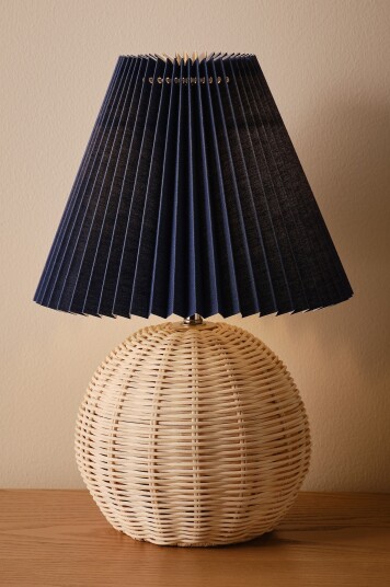 Jotex SISAL bordlampe Natur/blå 2161780010 Jotex SISAL bordlampe Natur/blå 2161780010