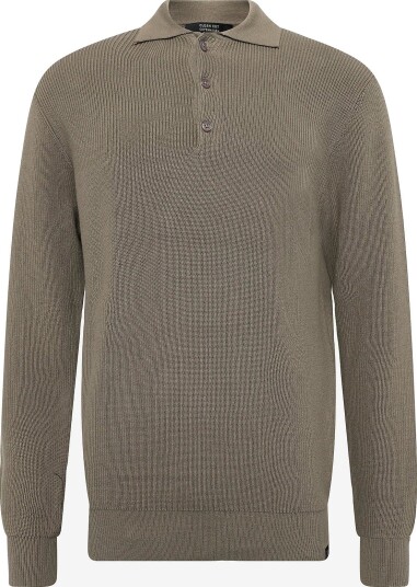 Clean Cut Copenhagen Mario Polo Knit   BRINDLE BEIGE   XL