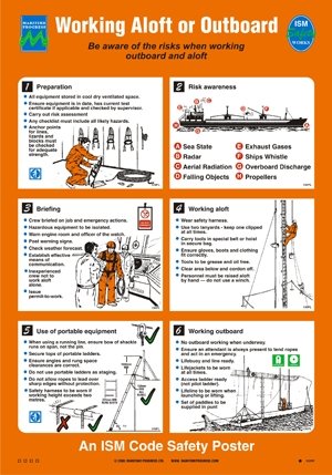 Jo Safety Working Aloft or Outboard 480 x 330 mm IMO 125218 Jo Safety Working Aloft or Outboard 480 x 330 mm IMO 125218