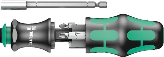 Wera Kraftform Kompakt 28 SB Kombinasjonsskrutrekker med Spiss- og Sokkelsett Wera Kraftform Kompakt 28 SB Kombinasjonsskrutrekker med Spiss- og Sokkelsett