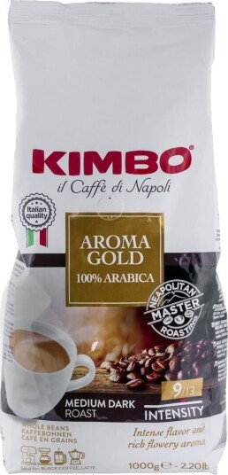 Kimbo | Aroma Gold 1 kg kaffebønner Kimbo | Aroma Gold 1 kg kaffebønner