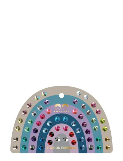 MIMI & LULA Stick On Earrings 30 Pairs Colour Gem Earrings |Multi/patterned |One Size MIMI & LULA Stick On Earrings 30 Pairs Colour Gem Earrings |Multi/patterned |One Size