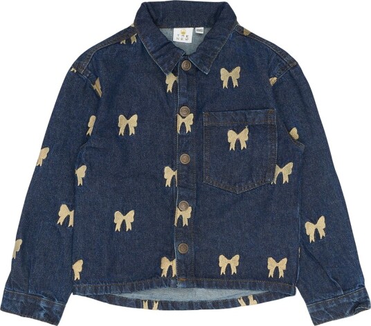 The New Tnraquel Denim Overshirt - Blue - 122/128