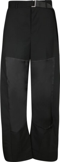 Sacai Dame Bukser Svart M,