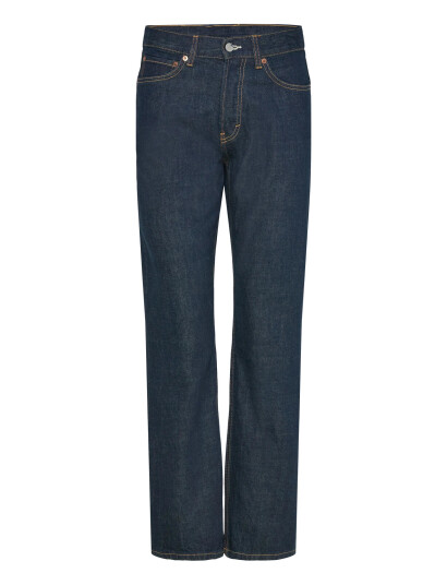 Weekday Orbit Mid Rise Regular Straight Leg Jeans - Navy - 31 x 34