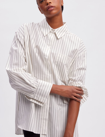 Gestuz Noellegz Shirt Noos - Cream - 38