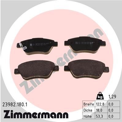 Bremseklosser ZIMMERMANN 23982.180.1
