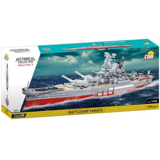 Cobi Historical Collection World War Ii Byggesett 2665 Deler Slagskipet Yamato Cobi Historical Collection World War Ii Byggesett 2665 Deler Slagskipet Yamato