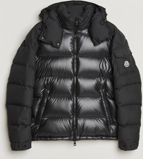 Moncler Maya Bi Material Jacket Black