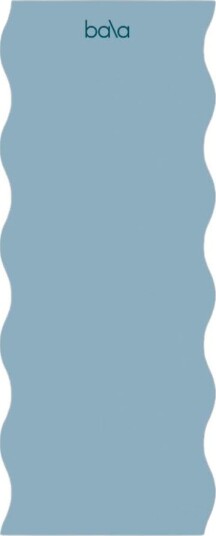 Bala   Wavy Mat treningsmatte 5 mm 183 cm lyseblå