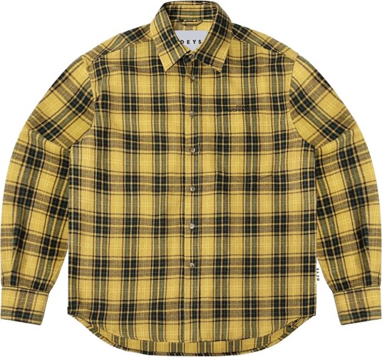 DEYS Colton Flannel Shirt   YELLOW CHECK   XL